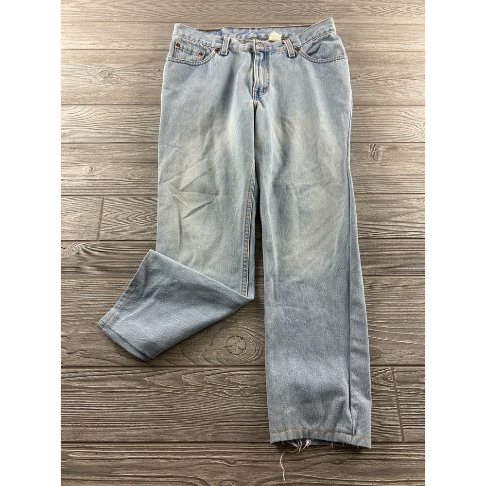 Vintage Levi's 517 jeans boot cut low rise Light wash USA women's 13 jr Short